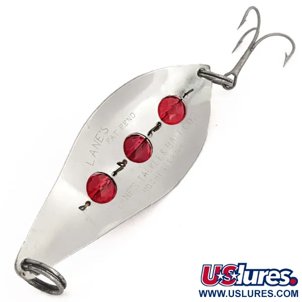 Cuillère Lane's Sparkl-l Wobbler, Nickel / Red Eyes, 21g, Perles, #12838