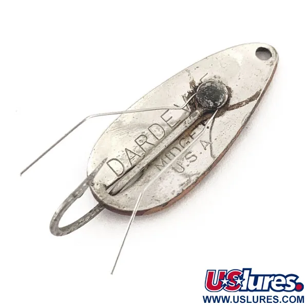 Eppinger Weedless Dardevle Midget Cuillère, Rouge/Noir/Brun, 6g, #12857