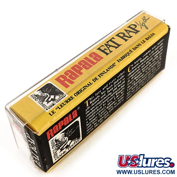 Rapala Fat Rap 30 Poisson-nageur, OG, 4g, Balsa, #12861