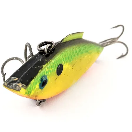 Bill Lewis Rat-L-Trap Lipless Crankbait, Jaune/Vert, 12g, Bruiteur, #12870