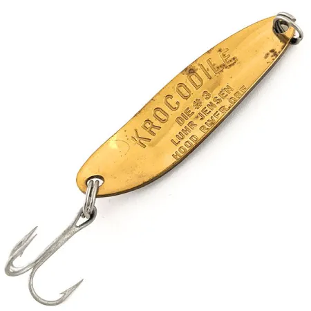 Cuillère Luhr Jensen Krocodile Die #3, Jaune/Noir/Or, 10g, #12880