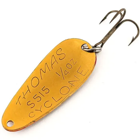 Thomas Cyclone Cuillère, Orange Or, 7g, Motif Écailles, #12881