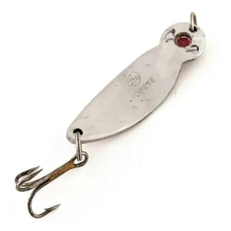 Cuillère AL&W Tackle Popeye, Nickel, 7g, Perle rouge, #12882