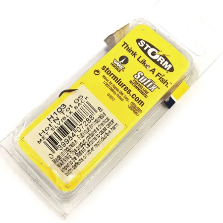 Storm Original Hot'N Tot Poisson nageur, Noir / Argent, 6,5g, Bavette métal, #12897