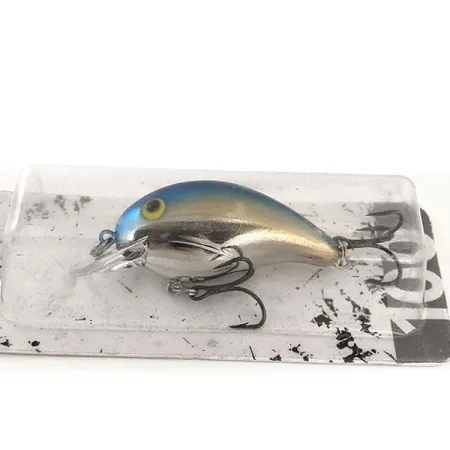 Bandit 100 BDT 132 Crankbait, Bleu/Chrome, 7g, Guatemala, #12899