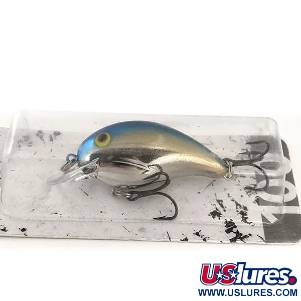Bandit 100 BDT 132 Crankbait, Bleu/Chrome, 7g, Guatemala, #12899