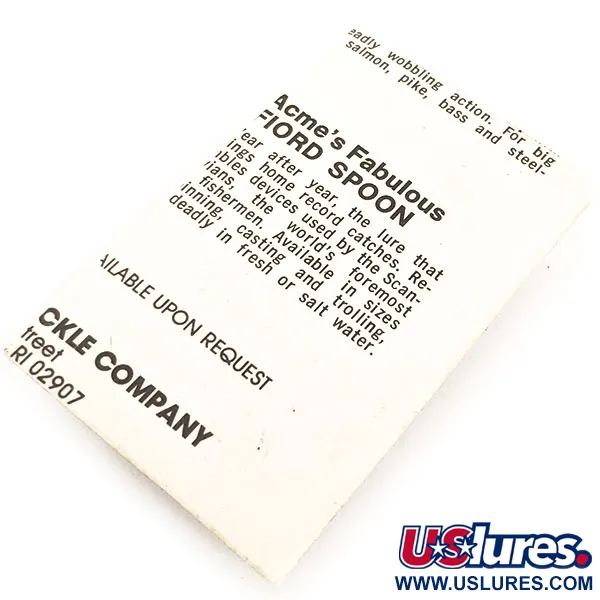 Acme Phoebe Cuillère, Argent, 4g, Action Oscillante, #12903