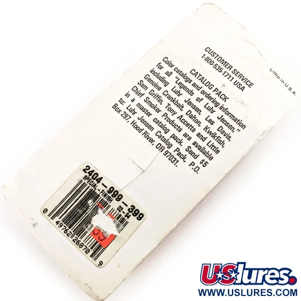 Luhr Jensen Bear valley Dressed Cuiller, Laiton/Argent, 14g, #12904