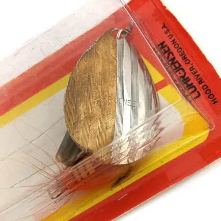 Luhr Jensen Bear valley Dressed Cuiller, Laiton/Argent, 14g, #12904