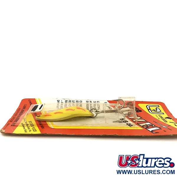 Luhr Jensen Little Jewel Cuillère, Jaune / Rouge, 18g, Vintage, #12908