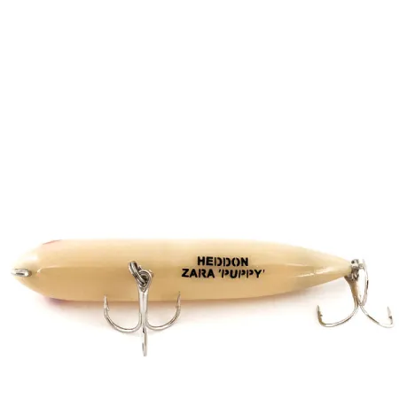 Heddon Zara Puppy Leurre surface, Blanc, 7g, Zigzag, #12913