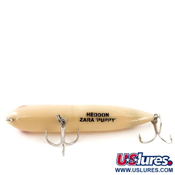 Heddon Zara Puppy Leurre surface, Blanc, 7g, Zigzag, #12913