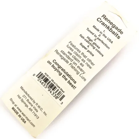 Renegade Crank Shad Poisson-Nageur, Argent-Vert, 11g, Bruiteur, #12936