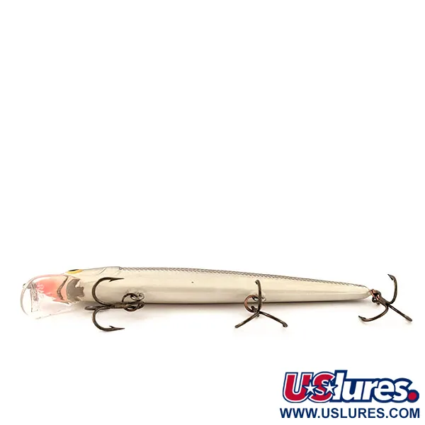 Rapala Husky Jerk 12 Suspending, Argent/Noir, 13g, Bruiteur, #12946