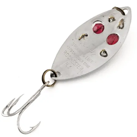 Hofschneider Red Eye junior Cuillère, Nickel, 11g, billes rouges, #12952