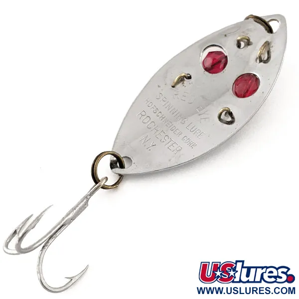 Hofschneider Red Eye junior Cuillère, Nickel, 11g, billes rouges, #12952