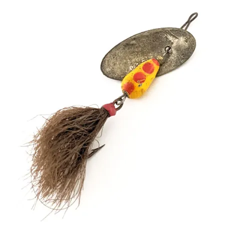 Panther Martin 4 con Mosca Cuiller, Jaune/Rouge, 4g, Plume, #12959