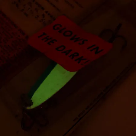 Luhr Jensen Krocodile Die #3 Glow, Cuiller, 10g, Phospho, #12963