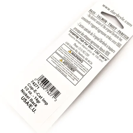 Eppinger Dardevle Cop-E-Cat 7400 UV Cuillère, Rose/Nickel, 14g, #13057