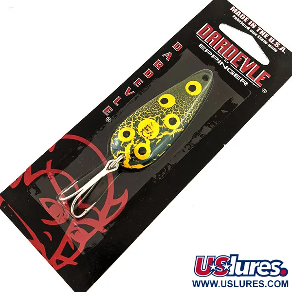 Eppinger Dardevle Imp Cuillère, Frog, 11g, Nickel Back, #24484