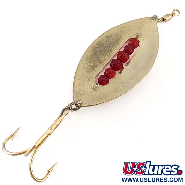 Lucky Strike Cuillère, Or / Rouge, 28g, Perles Facettées, #13069