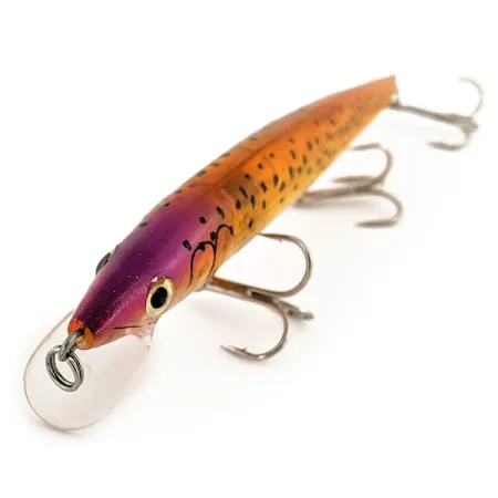 Rapala Husky Jerk HJ 14 Jerkbait, Orange/Violet, 18g, Suspending, #13074