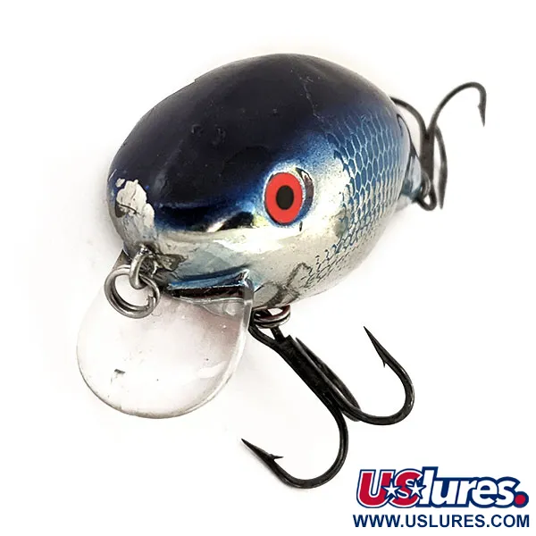 Mann's 1 minus Crankbait, Nickel Blue Back, 28g, Bruiteur, #13084