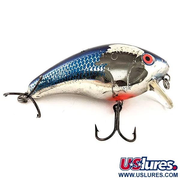 Mann's 1 minus Crankbait, Nickel Blue Back, 28g, Bruiteur, #13084