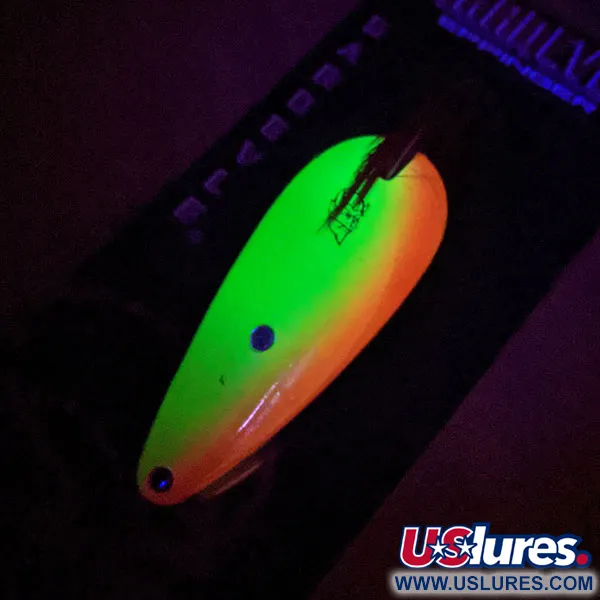 Eppinger Weedless Dardevle Imp UV Cuillère, Jaune/Orange/Nickel, 11g, #13088