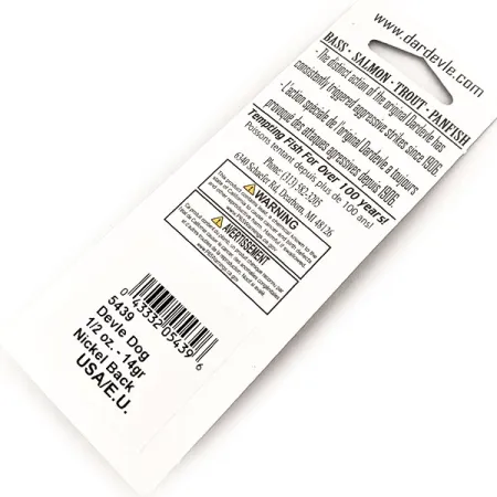 Eppinger Dardevle Devle Dog UV Cuillère, Maquereau, 14g, UV, #13091