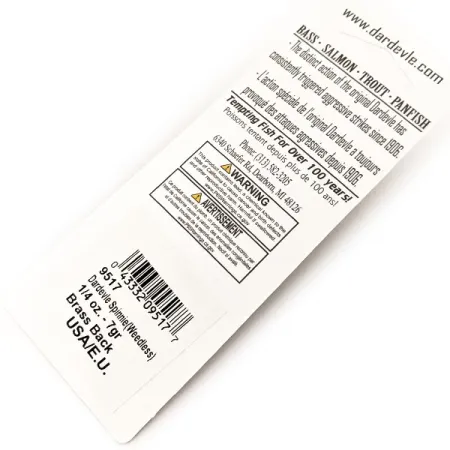 Dardevle Spinnie Anti-herbe