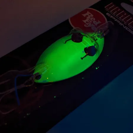 Eppinger Red Eye Wiggler UV Cuillère, Electric Lime/Nickel, 7g, #13097