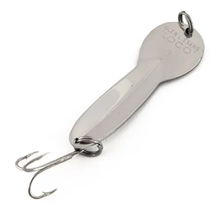 Glen Evans Loco 3 Cuillère, Nickel / Bleu, 17g, Insert Prisme, #13100