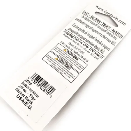 Cuillère Dardevle Imp Klicker UV, Electric Lime, 11g, #24533