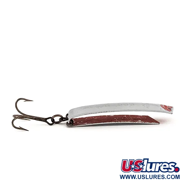 South Bend Super-Duper 509 Cuiller, Nickel, 11g, Forme en U, #13106