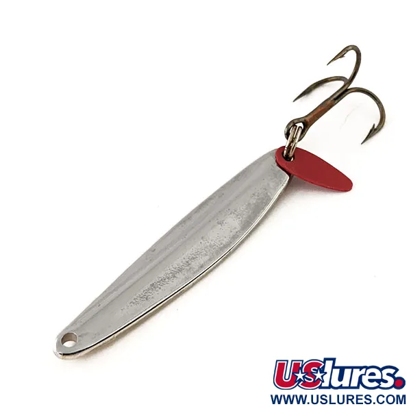 Bay de Noc Swedish Pimple #4 UV Cuillère, Nickel/Jaune, 7g, UV, #13119