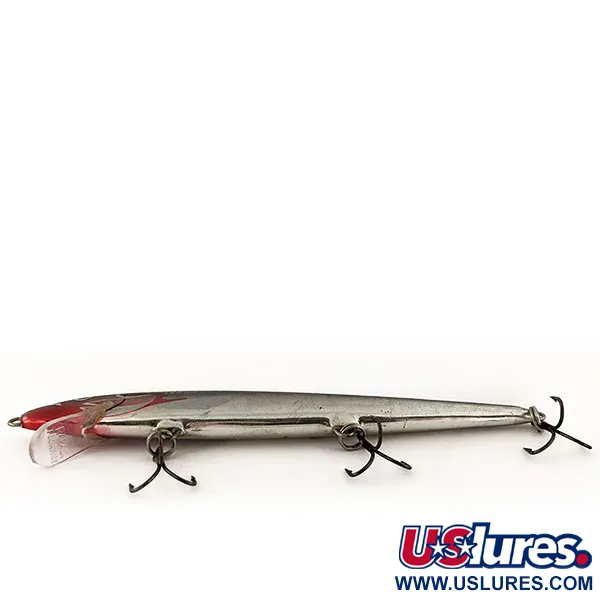Rapala Husky Floating 13 Poisson Nageur, Chrome Red Head, 9g, #13120