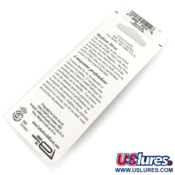 Cotton Cordell Big O UV Poisson-nageur, Fire Tiger, 7g, UV, #13189