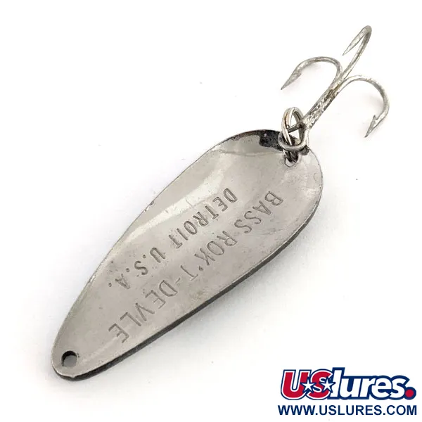 Cuillère Dardevle Bass Rok't Imp, Noir/Blanc/Nickel, 21g, #13197