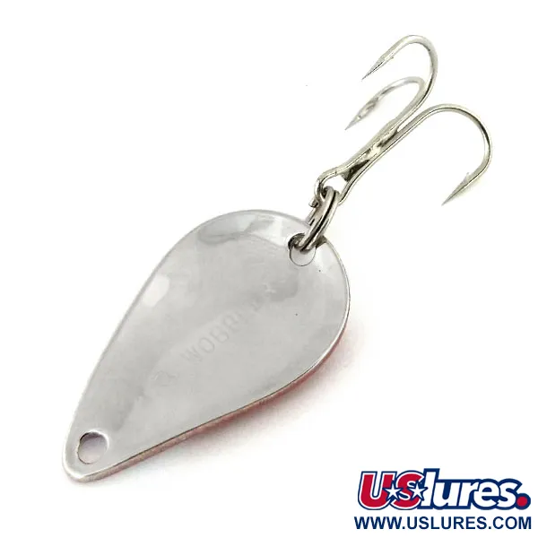 Acme K.O. Wobbler Cuillère, Rouge/Blanc/Nickel, 7g, USA, #13203