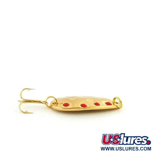 Acme Fish Hawk Cuiller, Or/Rouge, 7g, Finition martelée, #13212