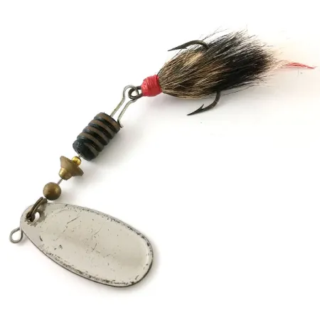 Mepps Comet 3 Dressed Cuiller, Argenté, 6,5g, Vintage 1960s, #13278