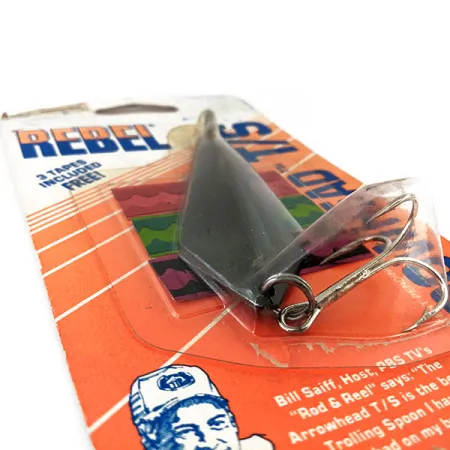 Rebel Arrowhead Cuillère de traîne, Noir, 17 g, #24482