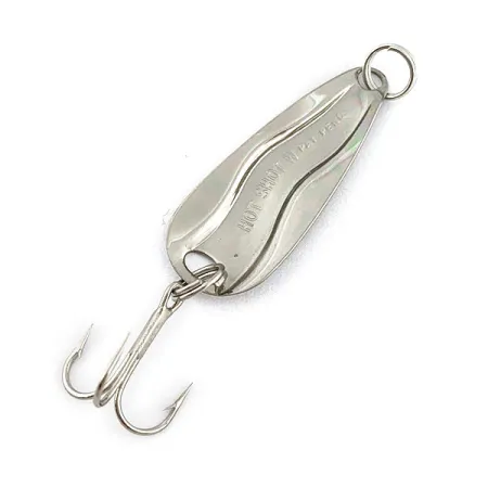 Luhr Jensen Hot Shot W, 1,3g, Nickel, Cuillère Ondulante #21768