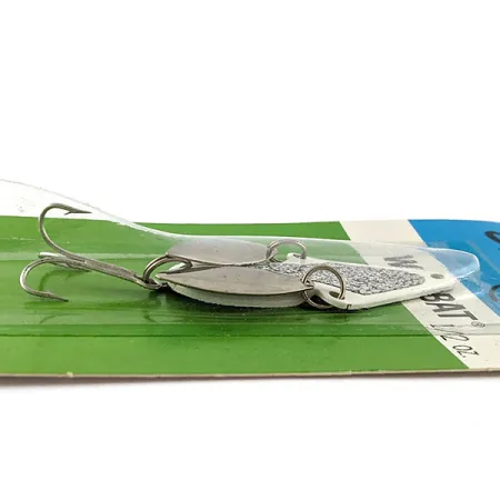 Eppinger Wingbat, blanc et paillettes argentées, 14 g, cuillère #22723