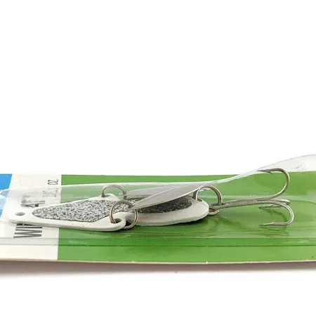 Eppinger Wingbat, blanc et paillettes argentées, 14 g, cuillère #22723