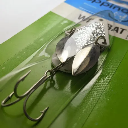 Eppinger Wingbat, blanc et paillettes argentées, 14 g, cuillère #22723