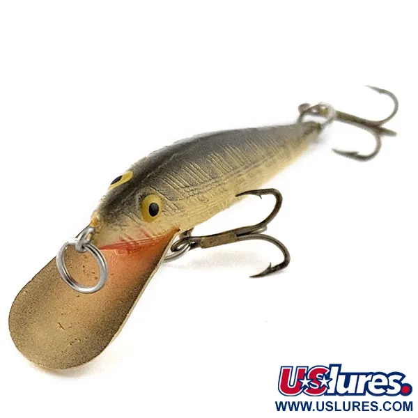 Bill Norman Shiner Minnow, gris/os, 3g, Poisson Nageur #20926