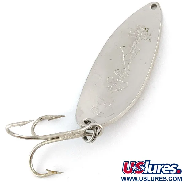 Seneca Little Cleo (Hula Girl), nickel/vert, 21g, cuiller ondulante #21236