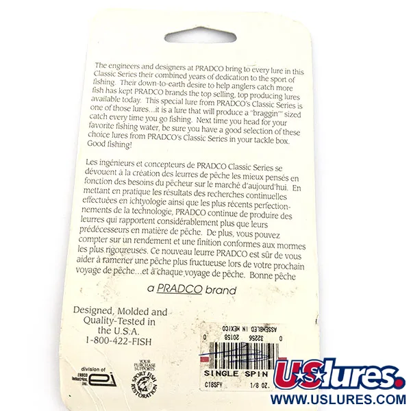 Bomber The Classics Bushwacker, nickel/jaune 4g, Spinnerbait #21283